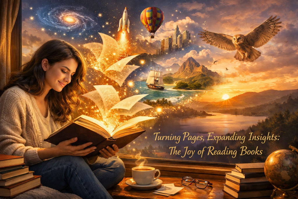 Turning Pages Expanding Insights: The Joy of Reading Books